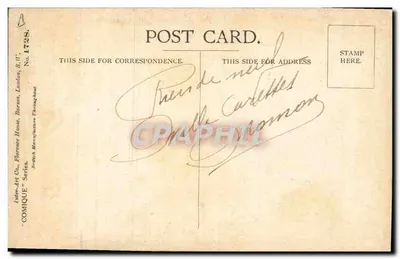 Zeppelin — O homem que diz que viu o Zeppelin descer — Inter-Art Co. Série COMIQUE n°1728 — Verso