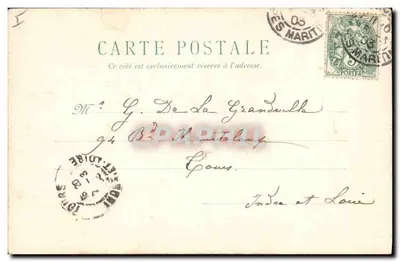 Flores de Nice — 4 de Março de 1903 — editor não visível — Verso