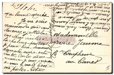Dwie młode kobiety — jedna gra na pianinie, druga trzyma skrzypce — wydawca nieznany, seria Nr. 2751 — Rewers