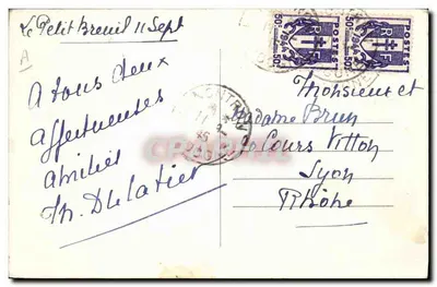 En Périgord — Ferme rustique avec porcs — Éditeur : En Périgord, n°6 — Verso