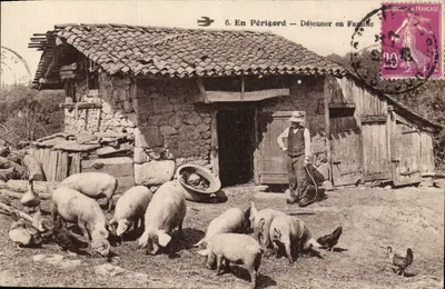 En Périgord — Déjeuner en Famille — Éditeur non identifié, n°6