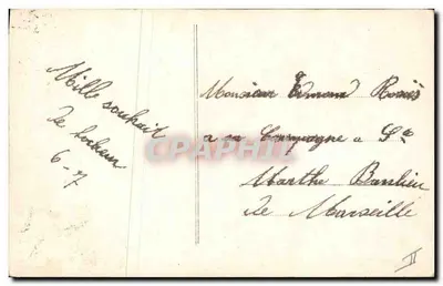Due bambini con un maialino in cesto — Fauwelk N°51 — Francia — Verso