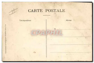 Grupo de Chasseurs Alpins nas Alpes — Coleção Artística n°1503 — Editor Gileta, Nice — Verso