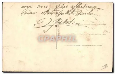 Caçador Alpino — Poema de Adeus — Editor Alisé Perif, n°2359/3 — Verso