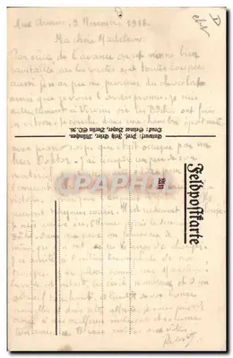 Soldat allemand — affiche de propagande pour la Kriegsanleihe — éditeur Erler — Verso