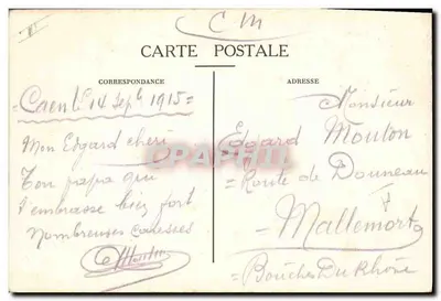 Guillaume et le Kronprinz — caricature politique avec texte satirique — E.J.E. PARIS — Verso