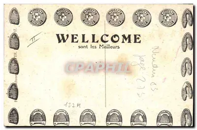 Soldado francês — caricatura — Jean Droit, 1915 — Verso