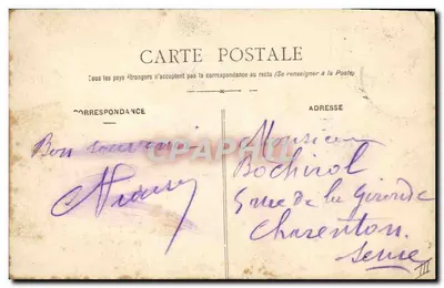 Donna in costume tradizionale — I Sables-d'Olonne — Editore Aniaud — Verso