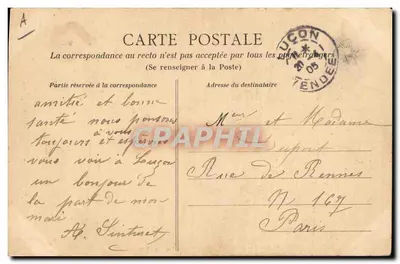 Hoed genaamd "la Cabanière" — Types & Kleding van de Vendée — Collectie G. M. D. — n°104 — Achterkant
