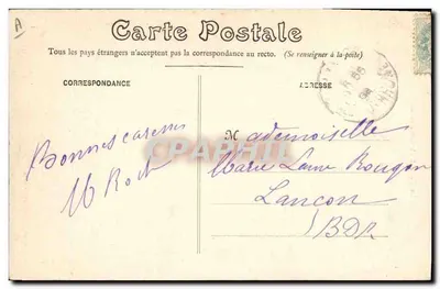 A Sarthe e suas Poulardes — Foto Artística. J. Bouveret, Le Mans — Verso