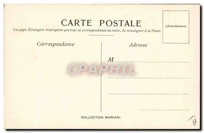 Zeichnung von M. E. C. Bonnencontre — für das Album Mariani — Verlag Mariani — Rückseite