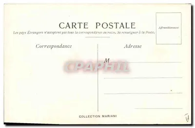 Der Ewige Vater, der seine Segnungen über die Welt verbreitet — Zeichnung von Paul Renouard für das Album Mariani — Rückseite