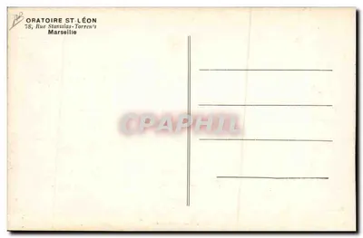 Sala dos Anciãos — Sala de bilhar e mesas — Oratório São Léon, Marselha — Verso