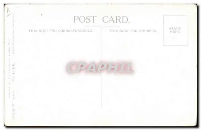 Escocês com uma garrafa — Donald McGill — série 'Comic Postcards' n° 1308 — Verso