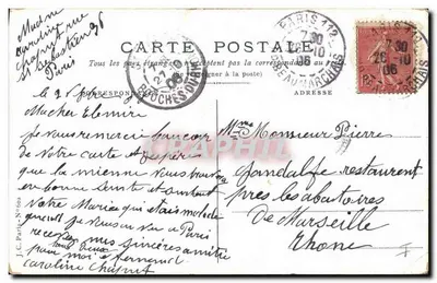 Małe kwiaty — Mów za mnie — J.C. Paris-N°602 — Rewers