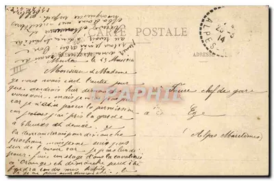 Chasseurs Alpins - Klimmen met touw — A. Jauvaigo, Nizza — Achterkant