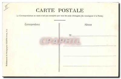 Caçadores Alpinos em reconhecimento nas Alpes — Coleção Artística n°1556 — Edição Giletta, fot. Nice — Verso