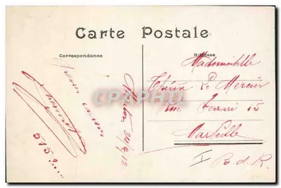 Żołnierz w górach — z bukietem — Foto 2100 — Rewers