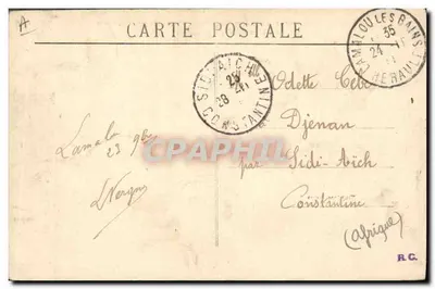 Béziers — Teatro dos Frênes — Os Escravos, Tragédia Lírica em Três Atos — Mazzer-Pons, Béziers — Verso