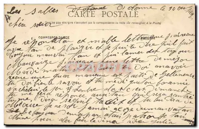 A Sablaise fazendo a rede — Lucien Amiaud, Sables-d'Olonne - N° 1373 — Verso