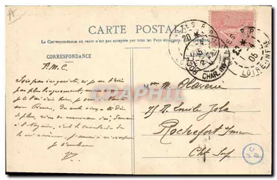 Aux Sables-d'Olonne — Cake-Walk — Editor G. L. B. de Jumet, n° 1928 — Verso