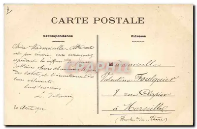 Aux Sables-d'Olonne (Vendée) — De Badgangers worden Gesterkt met Kussen — Uitgave van de Nieuwe Galerijen — Achterkant