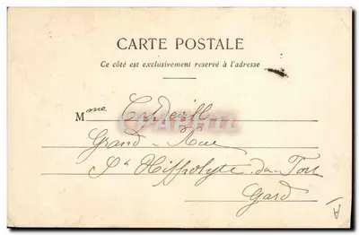 La Bonne d'Hôtel - Coiffe du Pays d'Anjou — G. D. de Nantes, N° 950 — Verso