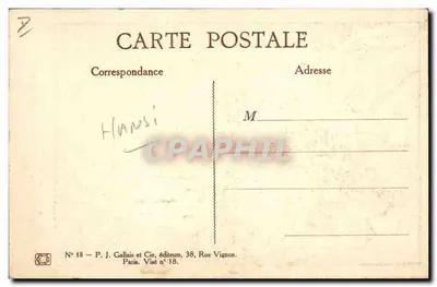 Gosses d'Alsace — On attend le Chérinal — Hansi, n° 18 — Verso