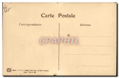 Frau Professor — caricature d'une femme en chapeau à plume — éditeur HANSI — Verso