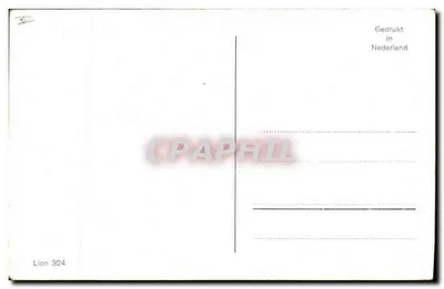 Carta postal humorística — praia — editor Lion, n° 324 — Verso