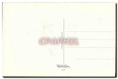 Bilhete postal antigo Fantasia de Flores — Verso
