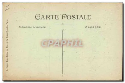 Pansy w kolorach — Cytat Victora Hugo — wydawca G. Hardé, Paryż — Rewers