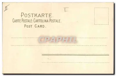 Bouquet de primevères — avec nœud rose — éditeur non visible — Rewers