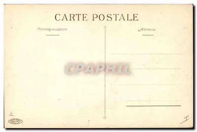Íris — flor azul — Cartes Mélin, Marselha — Verso