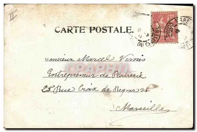 Porc pianiste — caricature avec monocle et chapeau haut de forme — éditeur anonyme, n° 7242 — Rewers