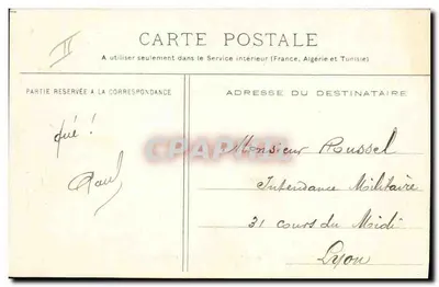 Passagem de um passo (descida do equipamento) — C. G. Edit. Lyon — Verso