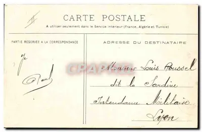 Manœuvre du canon aux Batteries alpines — J. C., ÉDIT., LYON — Rewers