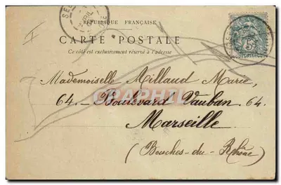 22º Batalhão de Caçadores Alpinos — Saint-Germain-sur-Séez (Savoie) — IMP. DUCLOZ, MOUTIERS — N° 32 — Verso