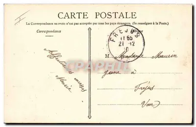 Chasseurs Alpins em Manoeuvres — 78. — Editor G. Courtois, Paris — Verso