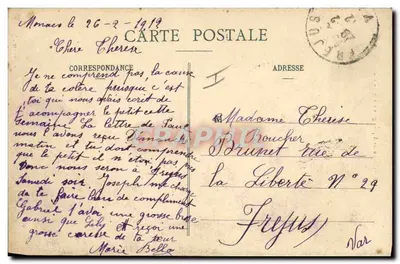 Chasseurs Alpins escalando um Col — Série 122 — Editor não identificado — Verso