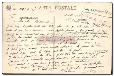 La Croix des Braves — Guerra de 1914-1918 — Ad. Welek, Saint-Dié, N° 11288 — Reverso