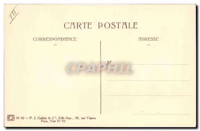 Madrinas e poilus — LERROY — P. J. Gallais & Cie, Paris — Verso