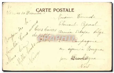 Germanização da Bélgica — caricatura satírica — editor não identificado, n° de série 94 — Verso