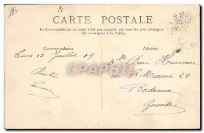 Em Touraine — Caminhada no rio, o Desembarque — C.C.C. n°2599 — Verso