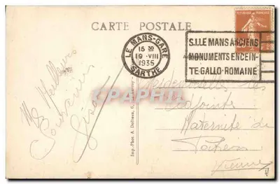 Costumi Sarthois — 24. COSTUMI SARTHOIS — Imp. Fot. A. Dolieux, Le Mans — Verso