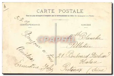 Les Sables-d'Olonne — Presente de Amizade — Amiaud, Les Sables-d'Olonne, N° 1200 — Verso