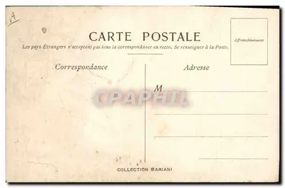 Göttin und Cupiden — Collection Mariani — Verlag Mariani, Seriennummer nicht sichtbar — Rückseite