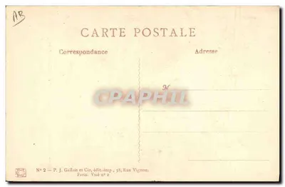 Saverne — Ostatnia strona Historii Alzacji — HANSI, wydawca P. J. Gallais et Cie, nr 2 — Rewers