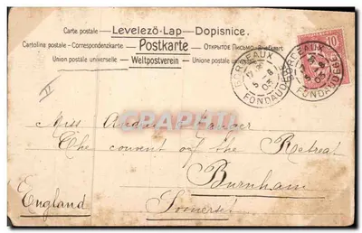 Gry w szachy — scena wewnętrzna — Wydawca Blaye, nr 304 — Rewers