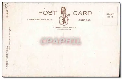 Winston Churchill — caricatura humorística — editor Florence House, Barnes, Londres — Verso